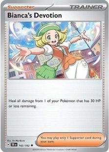 Карта Bianca's Devotion (TEF #142) - Pokemon TCG Temporal Forces &mdash; фото товару