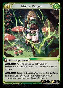 Mistral Ranger &mdash; Grand Archive, Phantom Monarchs #149, Non-foil, English &mdash; фото товару