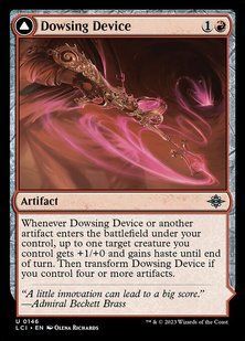Dowsing Device // Geode Grotto &mdash; Magic: The Gathering, The Lost Caverns of Ixalan #146, Foil, English &mdash; фото товару