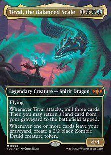 Teval, the Balanced Scale &mdash; Magic: The Gathering, Tarkir: Dragonstorm Commander #8, Non-foil, English &mdash; фото товару