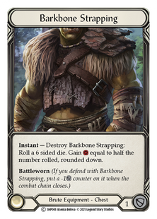 Barkbone Strapping &mdash; Flesh and Blood, History Pack 1 #1HP008, Non-foil, English &mdash; фото товару