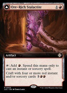 Ore-Rich Stalactite // Cosmium Catalyst &mdash; Magic: The Gathering, The Lost Caverns of Ixalan Commander #23, Non-foil, English &mdash; фото товару