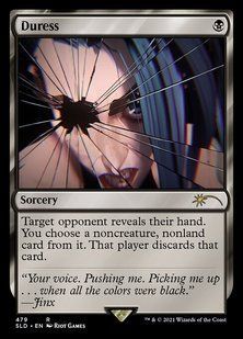 Duress &mdash; Magic: The Gathering, Secret Lair Drop #479, Foil, English &mdash; фото товару