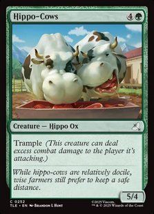 Hippo-Cows &mdash; Magic: The Gathering, Avatar: The Last Airbender Eternal #252, Foil, English &mdash; фото товару