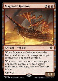 Magmatic Galleon &mdash; Magic: The Gathering, The Lost Caverns of Ixalan #157, Foil, English &mdash; фото товару