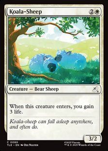 Koala-Sheep &mdash; Magic: The Gathering, Avatar: The Last Airbender Eternal #80, Foil, English &mdash; фото товару