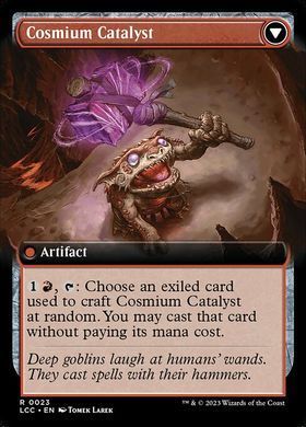 Ore-Rich Stalactite // Cosmium Catalyst &mdash; Magic: The Gathering, The Lost Caverns of Ixalan Commander #23, Non-foil, English &mdash; фото товару