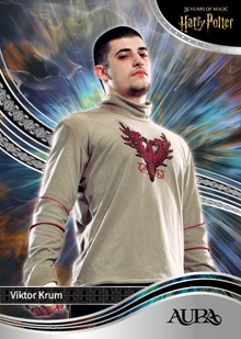 Колекційна карта Viktor Krum &mdash; 2026 Kakawow Aura Harry Potter 25th Anniversary kaw/ahp/b-15 фото