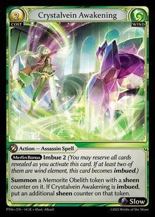 Crystalvein Awakening &mdash; Grand Archive, Phantom Monarchs #141, Non-foil, English &mdash; фото товару