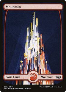 Mountain &mdash; Magic: The Gathering, Streets of New Capenna #279, Foil, English &mdash; фото товару