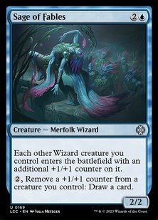 Sage of Fables &mdash; Magic: The Gathering, The Lost Caverns of Ixalan Commander #169, Non-foil, English &mdash; фото товару