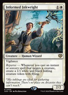 Informed Inkwright &mdash; Magic: The Gathering, Secrets of Strixhaven Promos #20p, Non-foil, English &mdash; фото товару