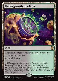 Undergrowth Stadium &mdash; Magic: The Gathering, Teenage Mutant Ninja Turtles Eternal #80, Non-foil, English &mdash; фото товару