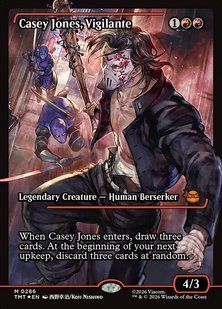 Casey Jones, Vigilante &mdash; Magic: The Gathering, Teenage Mutant Ninja Turtles #286, Foil, English &mdash; фото товару