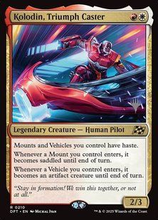 Kolodin, Triumph Caster &mdash; Magic: The Gathering, Aetherdrift Promos #210p, Non-foil, English &mdash; фото товару