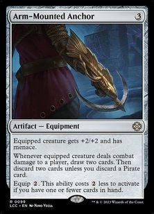 Arm-Mounted Anchor &mdash; Magic: The Gathering, The Lost Caverns of Ixalan Commander #99, Non-foil, English &mdash; фото товару