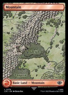 Mountain &mdash; Magic: The Gathering, The Lord of the Rings: Tales of Middle-earth #278, Non-foil, English &mdash; фото товару