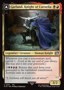 Garland, Knight of Cornelia // Chaos, the Endless &mdash; Magic: The Gathering, Final Fantasy #221, Foil, English &mdash; фото товару