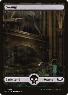 Swamp &mdash; Magic: The Gathering, Streets of New Capenna #277, Foil, English &mdash; фото товару