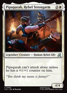 Pipsqueak, Rebel Strongarm &mdash; Magic: The Gathering, Avatar: The Last Airbender Eternal #82, Foil, English &mdash; фото товару