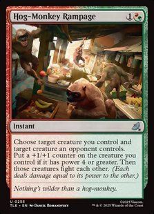 Hog-Monkey Rampage &mdash; Magic: The Gathering, Avatar: The Last Airbender Eternal #255, Foil, English &mdash; фото товару