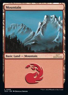 Mountain &mdash; Magic: The Gathering, 30th Anniversary Edition #293, Non-foil, English &mdash; фото товару