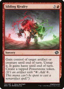Карта Sibling Rivalry bro/152/en/foil фото