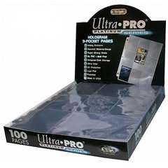 Листи для біндерів Ultra PRO's Platinum Series 9-Pocket Pocketed Pages (100 шт) pg-up-83423 фото
