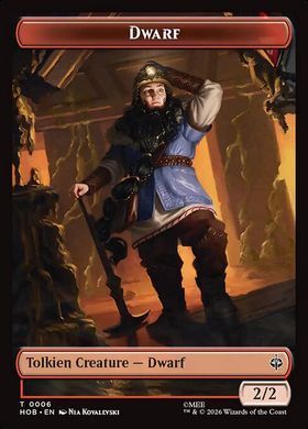Токен Human Soldier 1/1 // Dwarf 2/2 thob/2-6/en фото