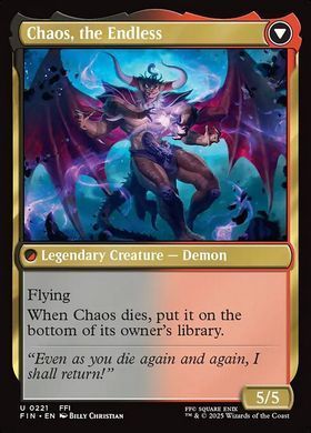 Garland, Knight of Cornelia // Chaos, the Endless &mdash; Magic: The Gathering, Final Fantasy #221, Foil, English &mdash; фото товару