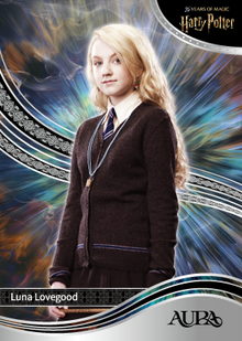 Колекційна карта Luna Lovegood &mdash; 2026 Kakawow Aura Harry Potter 25th Anniversary kaw/ahp/b-10 фото