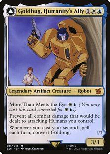 Карта Goldbug, Humanity's Ally // Goldbug, Scrappy Scout bot/11/en фото