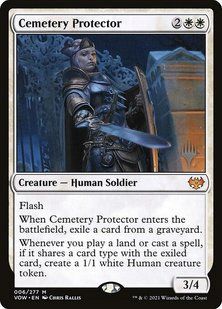 Cemetery Protector &mdash; Magic: The Gathering, Innistrad: Crimson Vow Promos #6p, Non-foil, English &mdash; фото товару