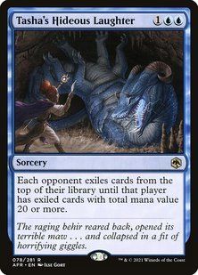 Tasha's Hideous Laughter &mdash; Magic: The Gathering, Adventures in the Forgotten Realms #78, Non-foil, Russian &mdash; фото товару