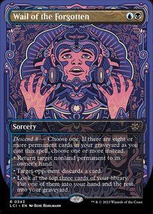 Wail of the Forgotten &mdash; Magic: The Gathering, The Lost Caverns of Ixalan #343, Non-foil, English &mdash; фото товару
