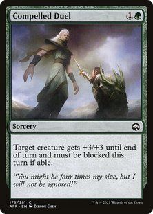 Карта Compelled Duel afr/178/en/foil фото