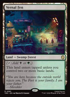 Vernal Fen &mdash; Magic: The Gathering, Teenage Mutant Ninja Turtles Eternal #81, Non-foil, English &mdash; фото товару