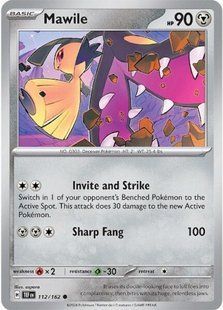 Карта Mawile (TEF #112) - Pokemon TCG Temporal Forces &mdash; фото товару