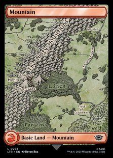 Mountain &mdash; Magic: The Gathering, The Lord of the Rings: Tales of Middle-earth #278, Foil, English &mdash; фото товару