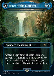 Search for Azcanta // Azcanta, the Sunken Ruin &mdash; Magic: The Gathering, Secret Lair Drop #1502, Foil, English &mdash; фото товару