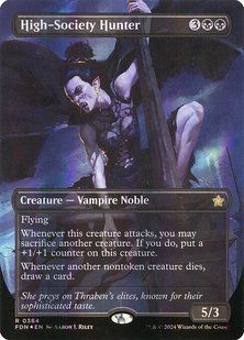 High-Society Hunter &mdash; Magic: The Gathering, Foundations #384, Foil, English &mdash; фото товару