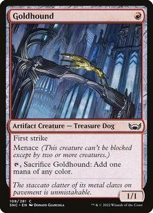 Goldhound &mdash; Magic: The Gathering, Streets of New Capenna #108, Non-foil, English &mdash; фото товару