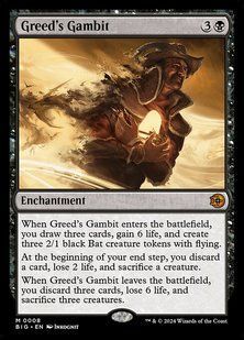 Greed's Gambit &mdash; Magic: The Gathering, The Big Score #8, Non-foil, English &mdash; фото товару
