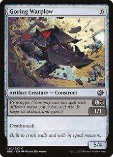 Карта Goring Warplow bro/120/en/foil фото