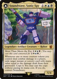 Карта Soundwave, Sonic Spy // Soundwave, Superior Captain bot/14/en фото
