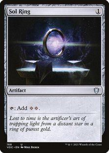 Sol Ring &mdash; Magic: The Gathering, Crimson Vow Commander #168, Non-foil, Russian &mdash; фото товару