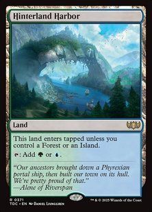 Hinterland Harbor &mdash; Magic: The Gathering, Tarkir: Dragonstorm Commander #371, Non-foil, English &mdash; фото товару