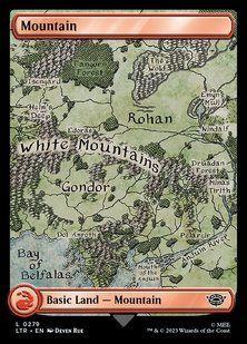 Mountain &mdash; Magic: The Gathering, The Lord of the Rings: Tales of Middle-earth #279, Non-foil, English &mdash; фото товару