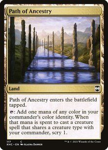 Path of Ancestry &mdash; Magic: The Gathering, Kaldheim Commander #117, Non-foil, Russian &mdash; фото товару