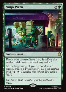 Ninja Pizza &mdash; Magic: The Gathering, Teenage Mutant Ninja Turtles Eternal #32, Non-foil, English &mdash; фото товару